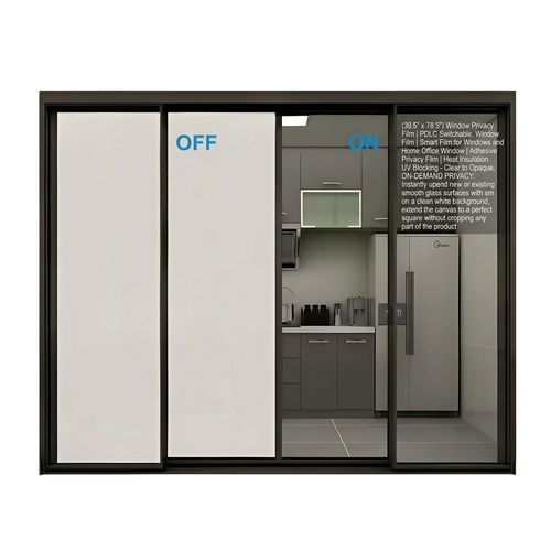 INWIXA Adhesive PDLC Smart Film 39.5 x 78.5 inches