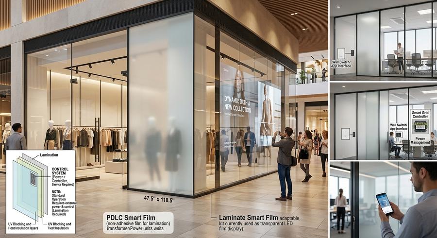 Smart glass film installation guide for homes and offices